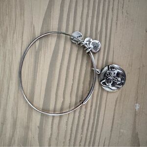 Alex and Ani Silver Charm Adjustable Bangle